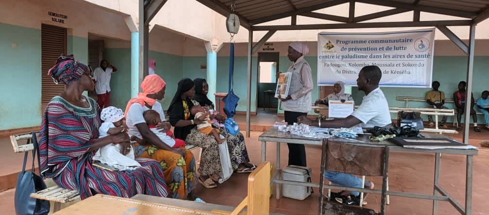 Our team collaborating with local health providers on the field